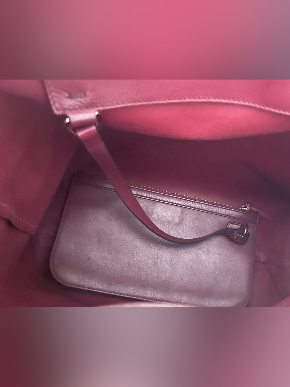 Gucci horse bit Wine Red Leather Tassel Tote with Gold Hardware - Picture 11 of 16